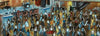 "Chills and Fever" - An original oil painting of the packed dance floor at the Casino. 33 cm by 24 cm.