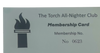 Replica Torch Membership Card