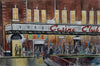 "At the Casino, Part IV" - Original water colour painting, mounted and framed.