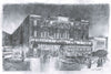 "Arriving at Wigan Casino, Preparatory Pencil Sketch" - Original Pencil Sketch by Neil Thompson. Size - 38 cm wide by 24 cm tall.