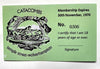 A Set of Membership Cards From Four of the Great Northern Soul Clubs