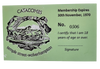 Replica Catacombs Membership Card