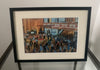 "Ever Again - Wigan Casino" - Mounted and Framed (Black Frame). Overall size 31.5 cm wide by 23 cm tall.