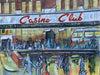 "At the Casino, Part II" - Original Water Colour Painting by Neil Thompson. Size - 32 cm wide by 19 cm tall.