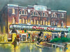 「オールナイターの前：ウィガン・カジノ」- ニール・トンプソンによる原画油彩、台座取り付け・額装済み。
