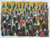 "Floor Filler at 1 am" - An original water colour painting of Northern Soul dancers at an all nighter. 28 cm by 20 cm.