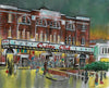 "Casino Club Before An All Nighter" - Original Water Colour Painting by Neil Thompson. Size - 35 cm wide by 25 cm tall.