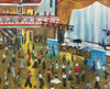"You Made Me This Way" - An original oil painting on canvas of the dance floor at Wigan Casino. Size : 50 cm by 40 cm.