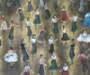 "Ever Again - Out on the Floor" - An original water colour painting of a packed Northern Soul dance floor. 33 cm by 21 cm.