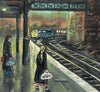 "The Start of the Night" - Original Oil Painting by Neil Thompson, 27 x 22 cm.
