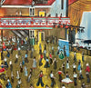 "You Made Me This Way" - An original oil painting on canvas of the dance floor at Wigan Casino. Size : 50 cm by 40 cm.