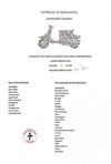"Lambretta Scooter" A signed limited edition print, cream mounted, backed and framed.