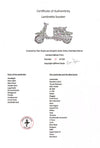 "Lambretta Scooter" a signed limited edition print. A4 size (29.7 cm wide by 21 cm tall).