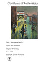 "Anticipation Part IV" - Original oil painting on canvas, size - 30 cm tall by 25 cm wide.