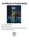 "Come Go With Me" - Original oil painting on canvas. Size - 30 cm tall by 24 cm wide.