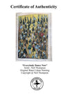 "Everybody Dance Now" - Original Water Colour Painting by Neil Thompson. Size - 17 cm wide by 25 cm tall.