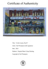 "At the Casino, Part II" - Original Water Colour Painting by Neil Thompson. Size - 32 cm wide by 19 cm tall.