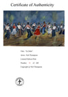 "In Orbit" - a signed limited edition print of a packed Northern Soul dance floor, mounted and framed.