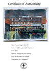 "Casino Nights, Part II" - Original Acrylic Painting by Neil Thompson. Size - 40 cm wide by 28 cm tall.