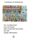"4 am, Wigan Casino" - An original water colour painting of the packed dance floor at the Casino. 33 cm by 21 cm.