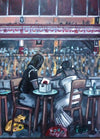 "I'm Spellbound" - A signed limited edition print showing a couple looking down on the dance floor at Wigan Casino. 2 different size prints available.
