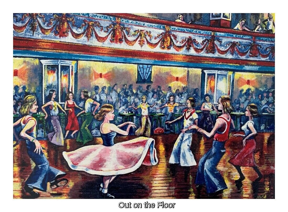 「Out on the Floor」- サイン入り限定版プリント。2種類のサイズをご用意しています。