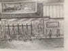 "Major Lance at the Torch, Prep 1" - An original pencil sketch by Neil Thompson. 37 cm by 23 cm.