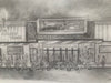 "Major Lance at the Torch, Prep 1" - An original pencil sketch by Neil Thompson. 37 cm by 23 cm.