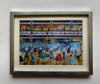 "I Go to Pieces" - Mounted and Framed (Silver Frame). Overall size 9.4 cm wide by 7.4 cm tall.