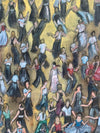 "Everybody Dance Now" - Original Water Colour Painting by Neil Thompson. Size - 17 cm wide by 25 cm tall.