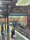 "The Start of the Night" - Original Oil Painting by Neil Thompson, 27 x 22 cm.