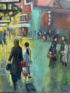 "Anticipation Part IV" - Original oil painting on canvas, size - 30 cm tall by 25 cm wide.