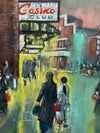 "Anticipation Part IV" - Original oil painting on canvas, size - 30 cm tall by 25 cm wide.