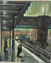 "The Start of the Night" - Original Oil Painting by Neil Thompson, 27 x 22 cm.