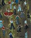 "Interpretations - Northern Soul Dancers" - Original oil painting on canvas artboard.