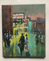 "Anticipation Part IV" - Original oil painting on canvas, size - 30 cm tall by 25 cm wide.