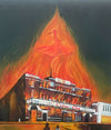 "The Casino Phoenix" - Original oil painting on canvas, size - 50 cm tall by 40 cm wide.