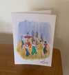 Northern Soul Nights - An Original Painting as a Greeting Card