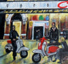 "Scooters at the Casino" - A signed limited edition print, two different sizes of print available.