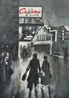 "Anticipation Part II" - Original black ink with acrylic paint addition, size - 28 cm tall by 19 cm wide.