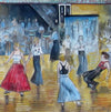"I Go to Pieces" - Mounted and Framed (Silver Frame). Overall size 9.4 cm wide by 7.4 cm tall.